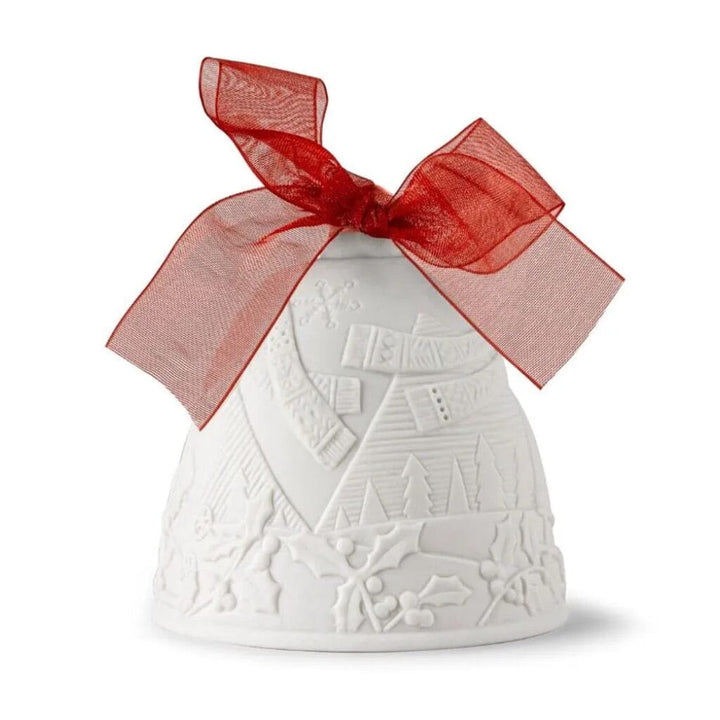 Lladro Porcelain 2024 Bell Christmas Ornament (Re-Deco Red) Christmas Ornaments Lladro 