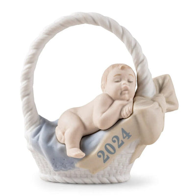 Lladro Porcelain Born in 2024 Baby Boy Figurine Figurines Lladro 