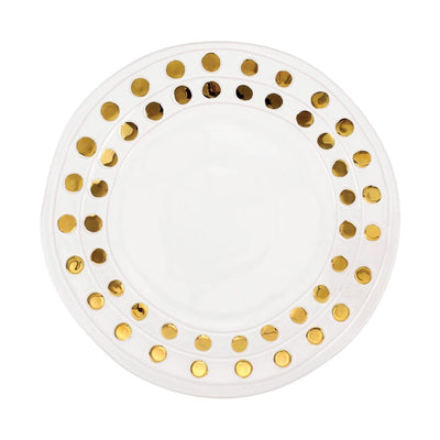 Vietri Medici Gold Medium Round Platter Platters Vietri 