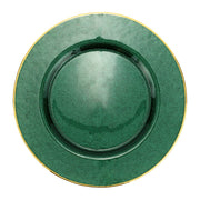 Vietri Metallic Glass Service Plate/Charger Dinnerware Vietri Emerald 