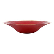 Vietri Metallic Glass Centerpiece Bowls Vietri Ruby 
