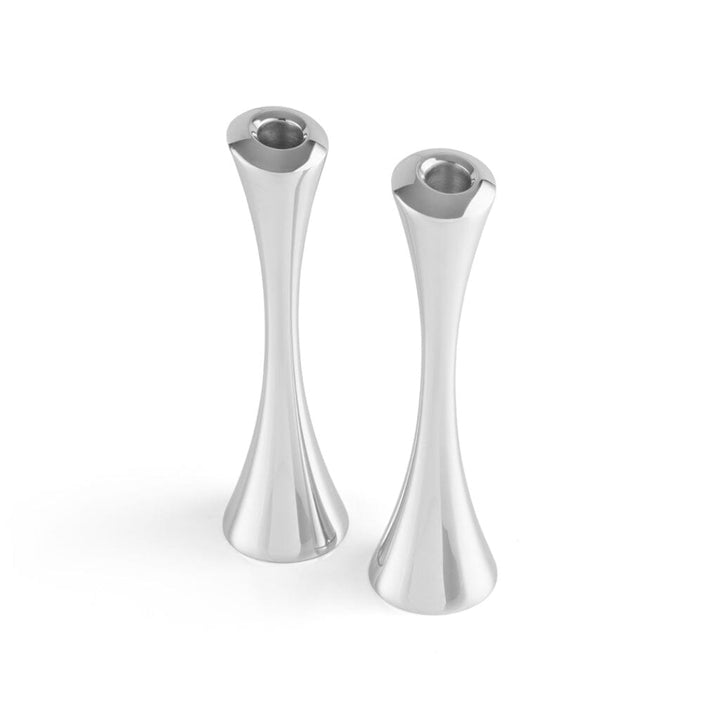 Nambe Aquila Candlesticks, (Pair) 10" H Candle Holders Nambe 