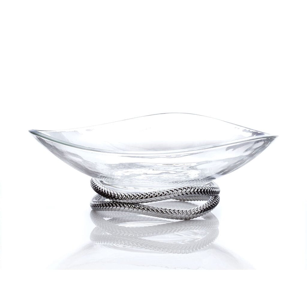 Nambe Braid Centerpiece Bowl Bowls Nambe 