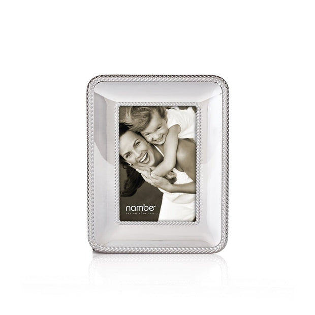 Nambe Braid Picture Frame - 4" x 6" Picture Frames Nambe 