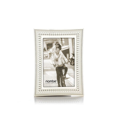 Nambe Beaded Picture Frame - 4" x 6" Picture Frames Nambe 