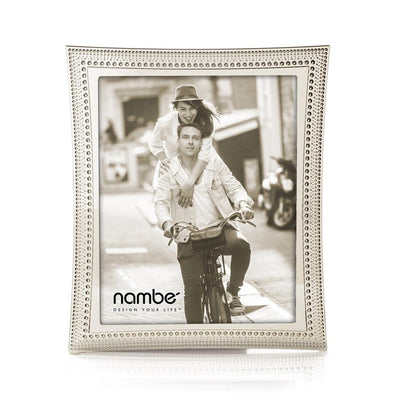 Nambe Beaded Picture Frame - 8" x 10" Picture Frames Nambe 