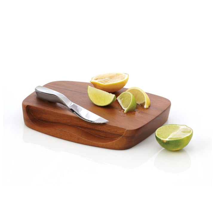 Nambe Blend Bar Board With Knife Servers Nambe 