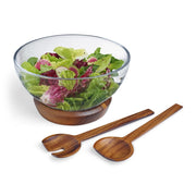 Nambe Cooper Salad Bowl With Servers Salad Bowls Nambe 