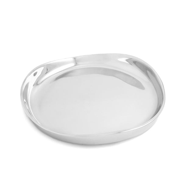 Nambe POP Collection Round Platter – 10-Inch Mirror Finish Metal Alloy, Modern & Dishwasher Safe