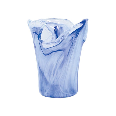 Vietri Onda Glass Cobalt Small Vase Dinnerware Vietri 