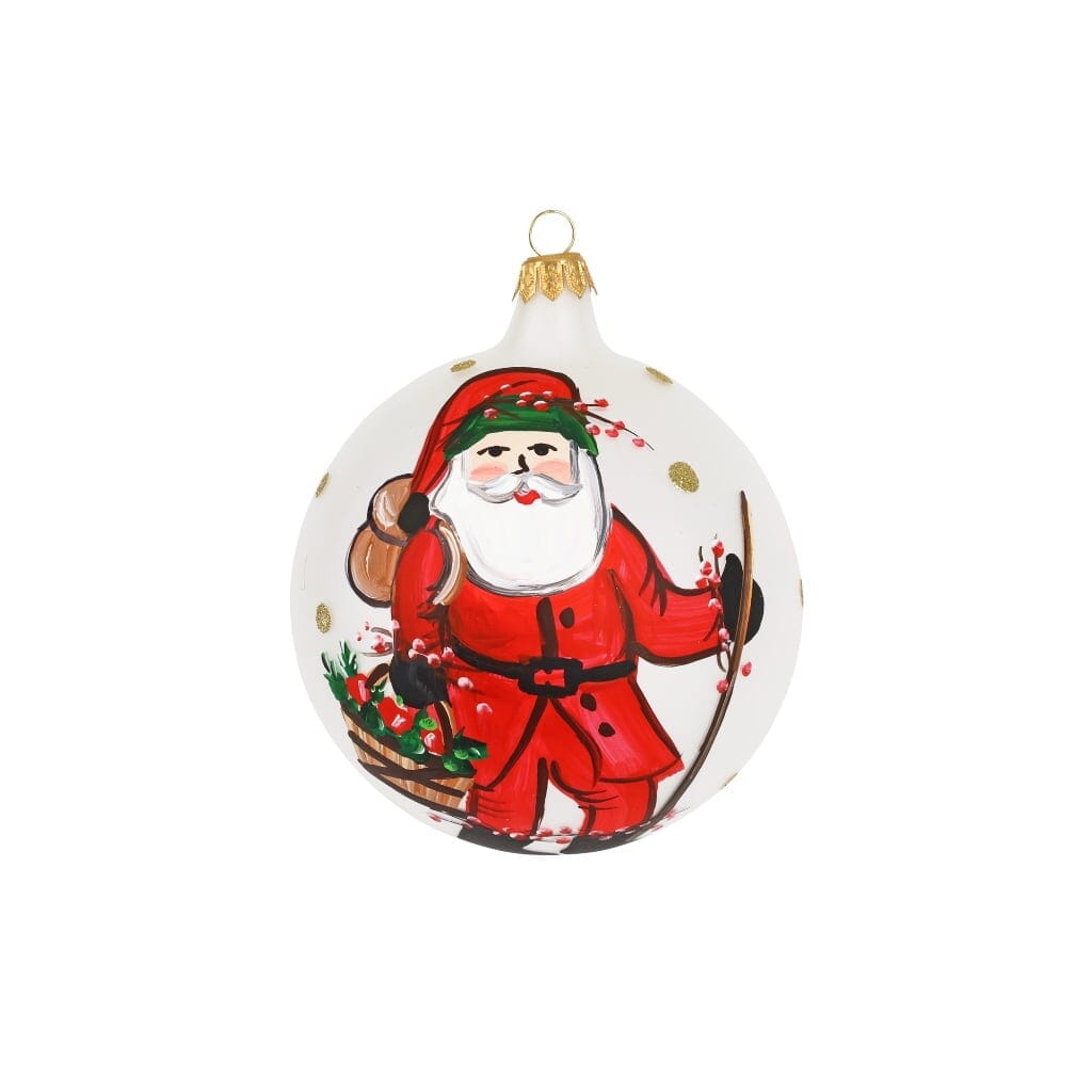 Vietri Old St. Nick Apple Basket Ornament Christmas Ornaments Vietri 