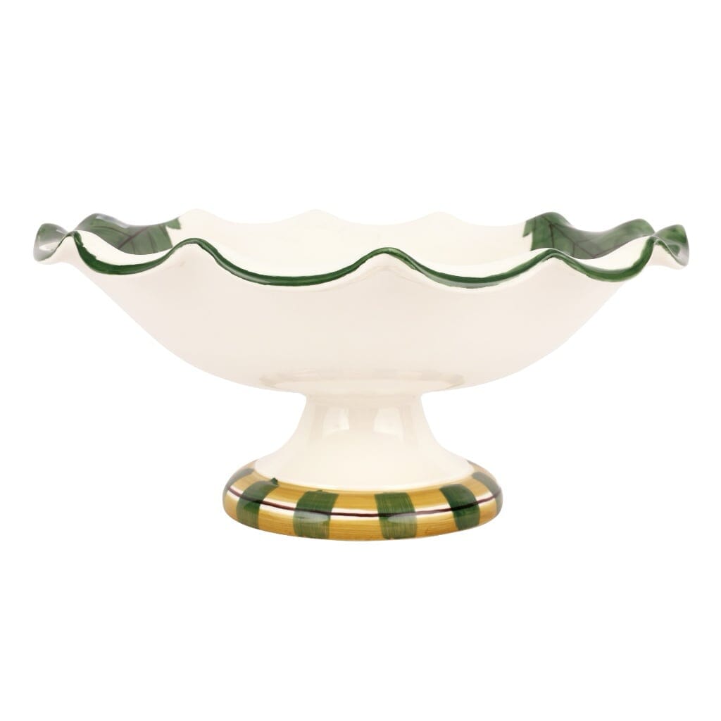 Vietri Old St. Nick Pedestal Fruit Bowl Bowls Vietri 