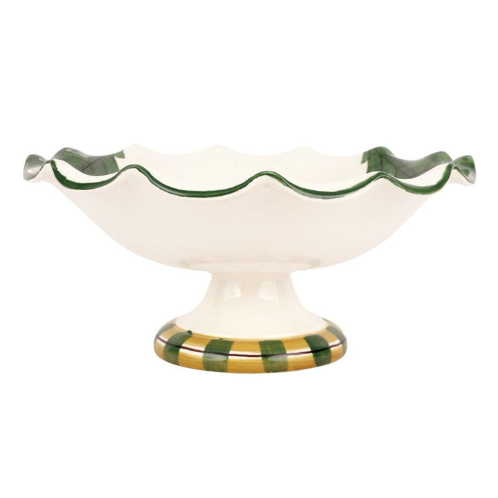Vietri Old St. Nick Pedestal Fruit Bowl Bowls Vietri 