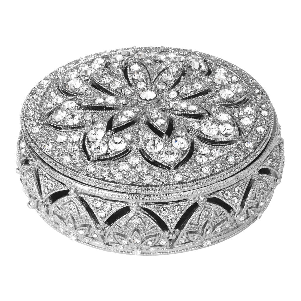 Olivia Riegel Silver Windsor Round Box Boxes Olivia Riegel 