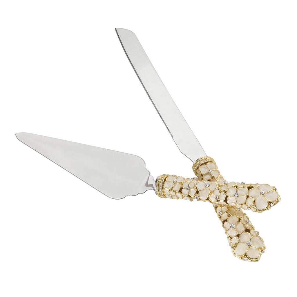 Olivia Riegel Gold Dogwood Dessert Serving Set Dessert Serving Sets Olivia Riegel 