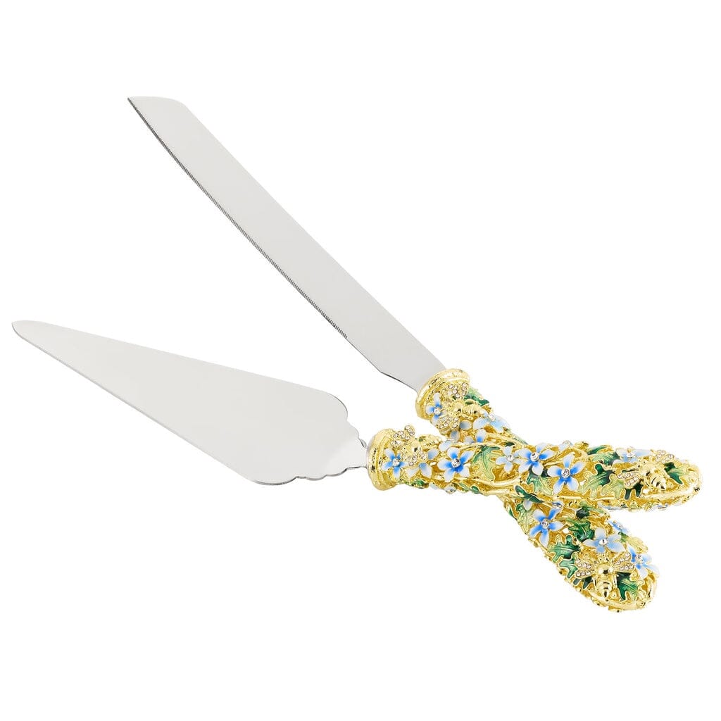 Olivia Riegel Gold Daphne Dessert Serving Set Dessert Serving Sets Olivia Riegel 
