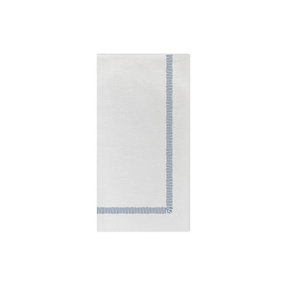 Vietri Papersoft Napkins Fringe Blue Guest Towels Napkins Vietri 