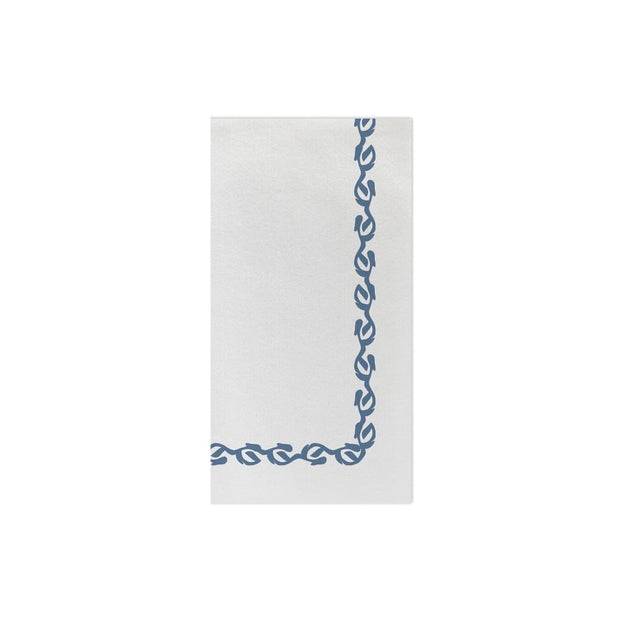 Vietri Papersoft Napkins Florentine Blue Guest Towels Napkins Vietri 