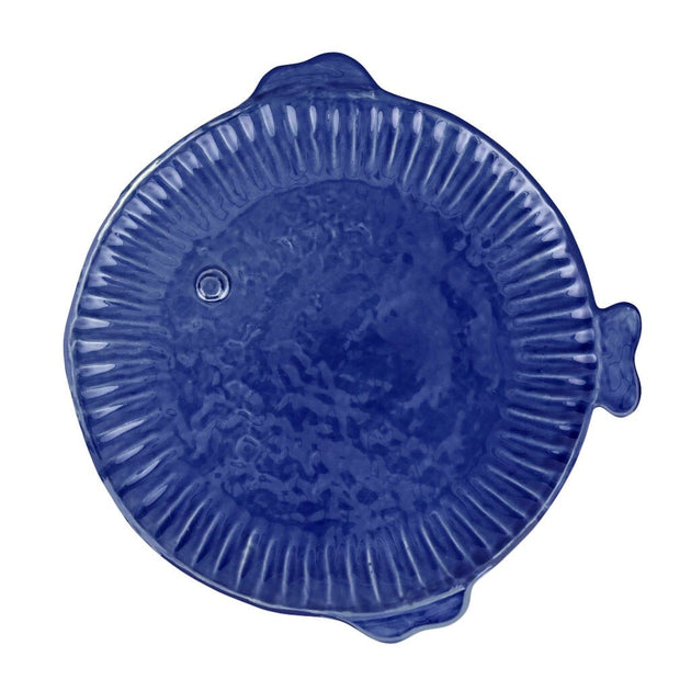 Vietri Pesce Serena Cobalt Dinner Plate Fine Decor Direct