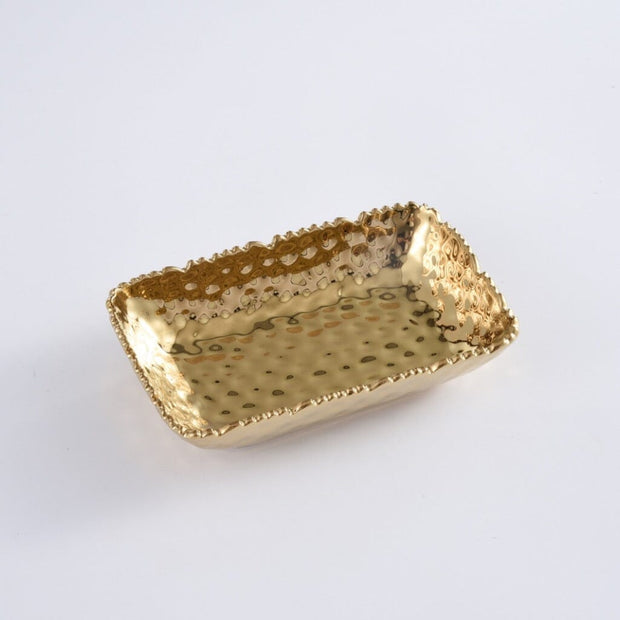 Pampa Bay Golden Millennium Rectangular Dish Dinnerware Pampa Bay 