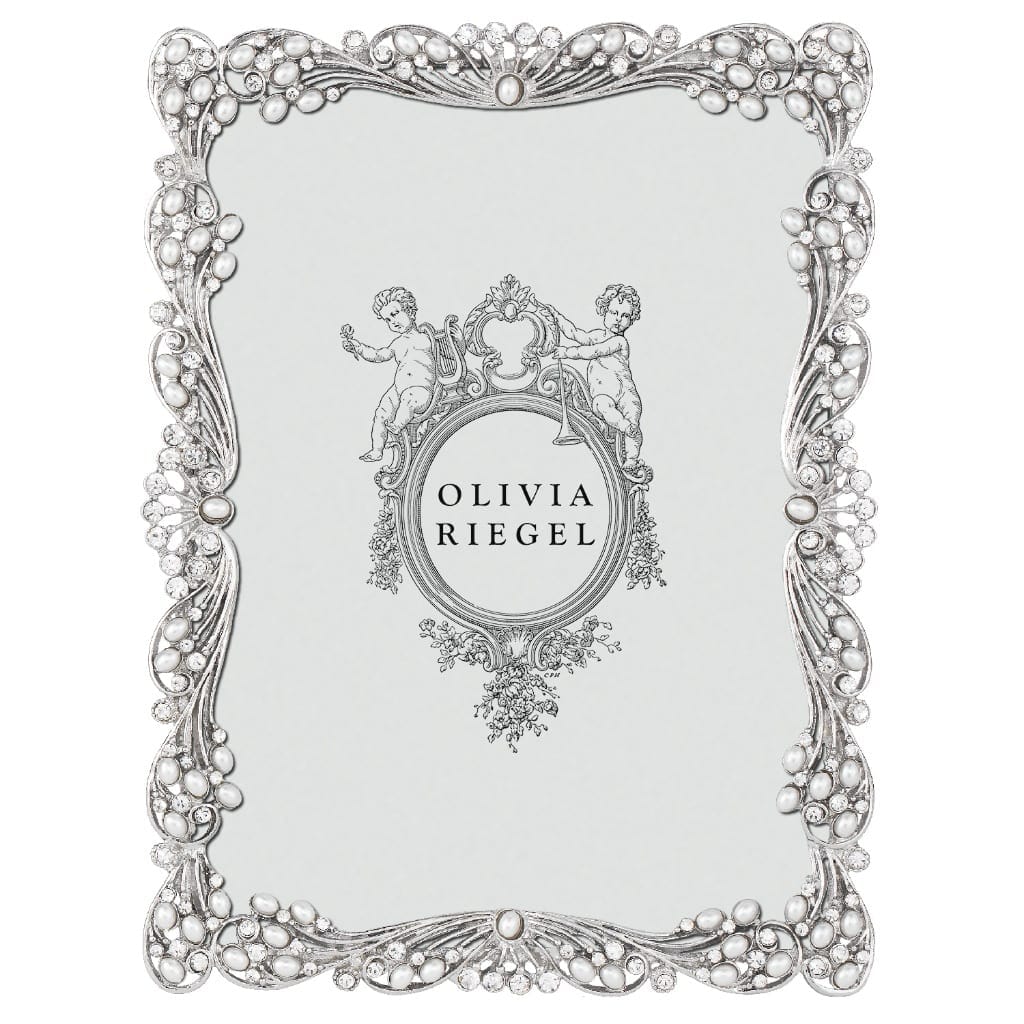 Olivia Riegel Silver Audrey 5" x 7" Frame Picture Frames Olivia Riegel 