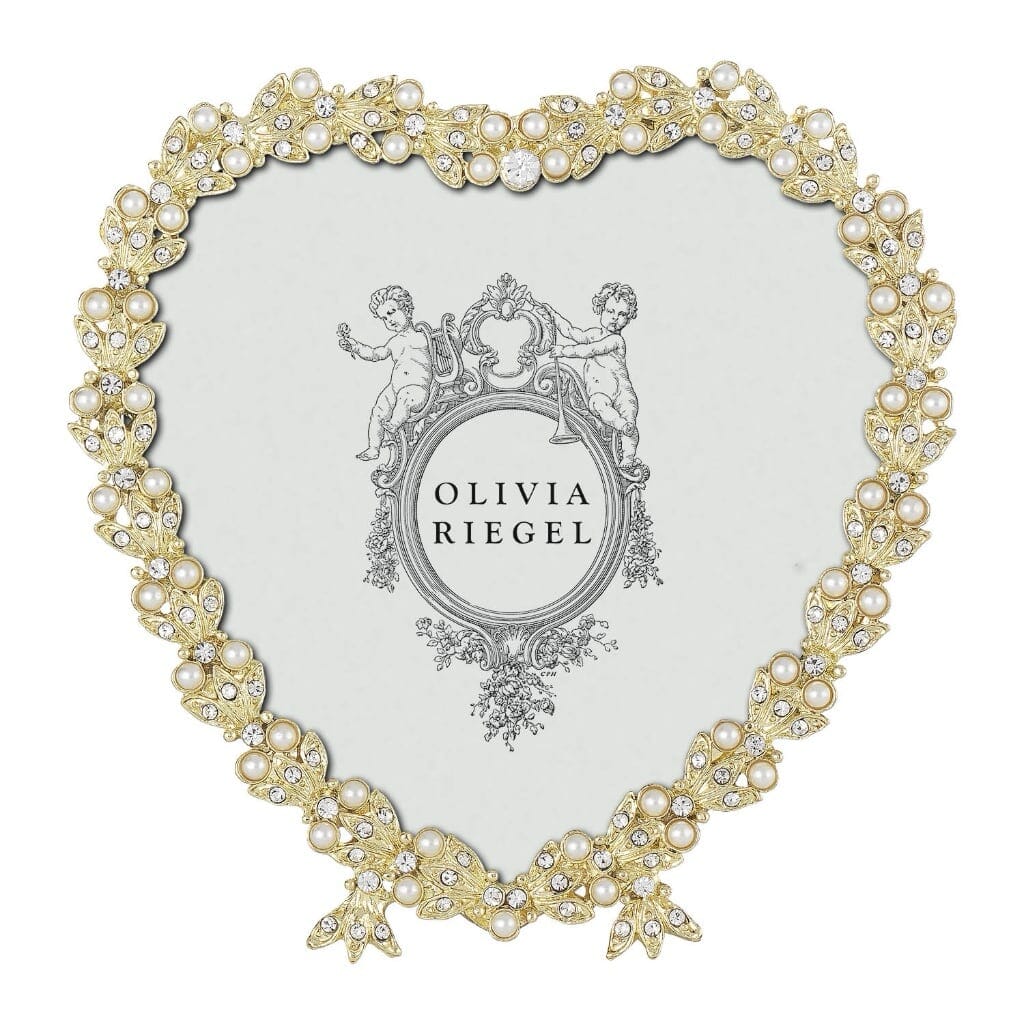 Olivia Riegel Gold Contessa Heart 3.5" Frame Picture Frames Olivia Riegel 
