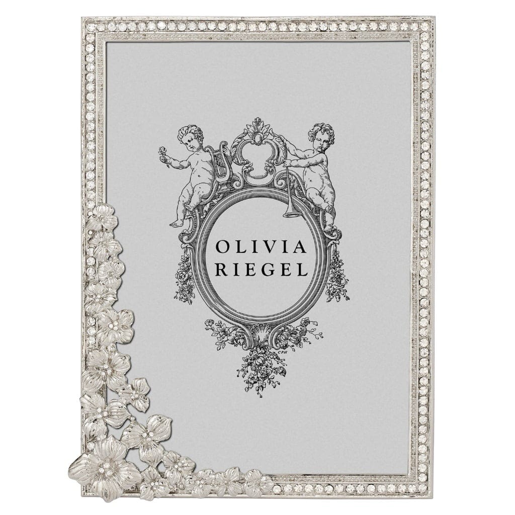 Olivia Riegel Silver Evelyn 5" x 7" Frame Picture Frames Olivia Riegel 