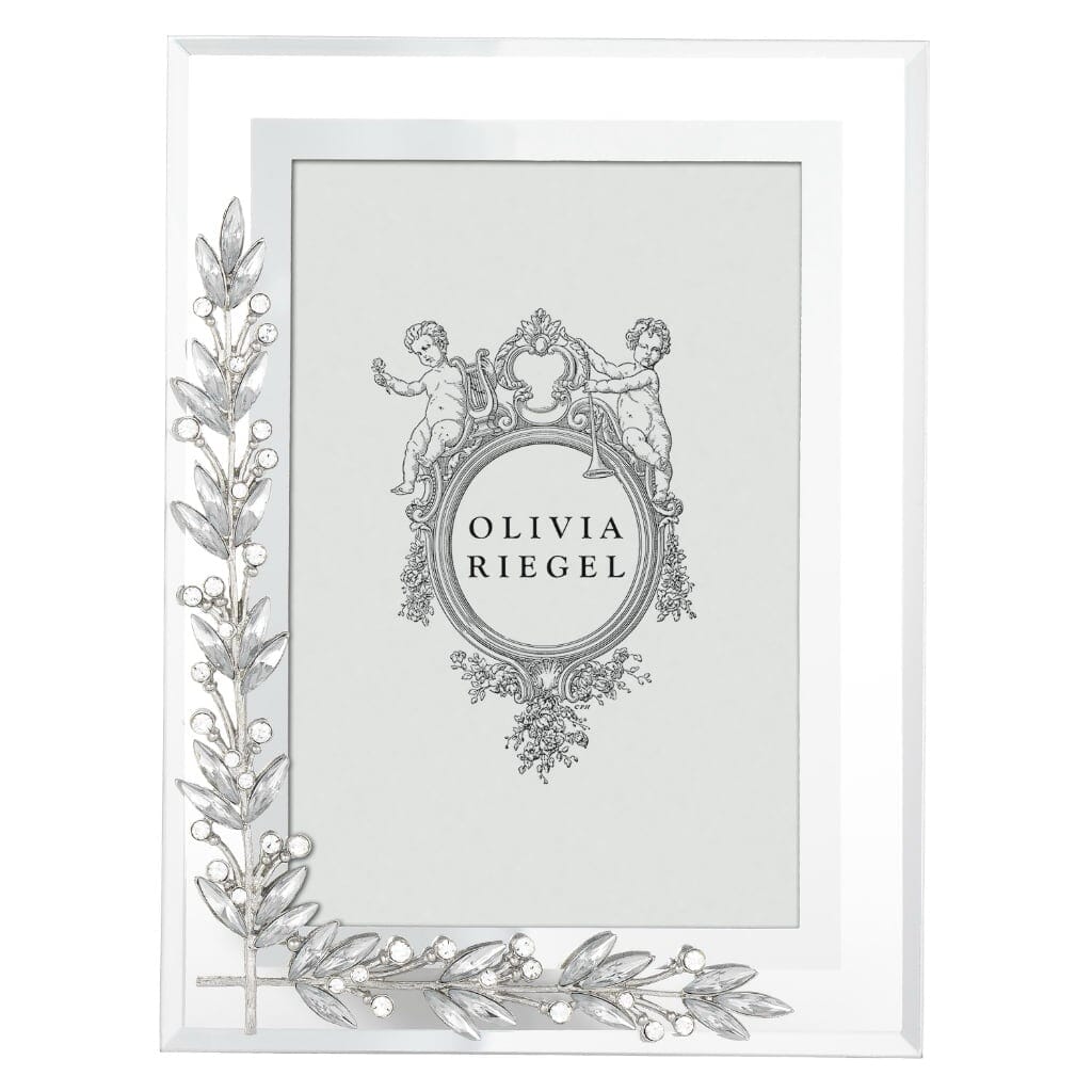 Olivia Riegel Silver Laurel 4" x 6" Frame Picture Frames Olivia Riegel 