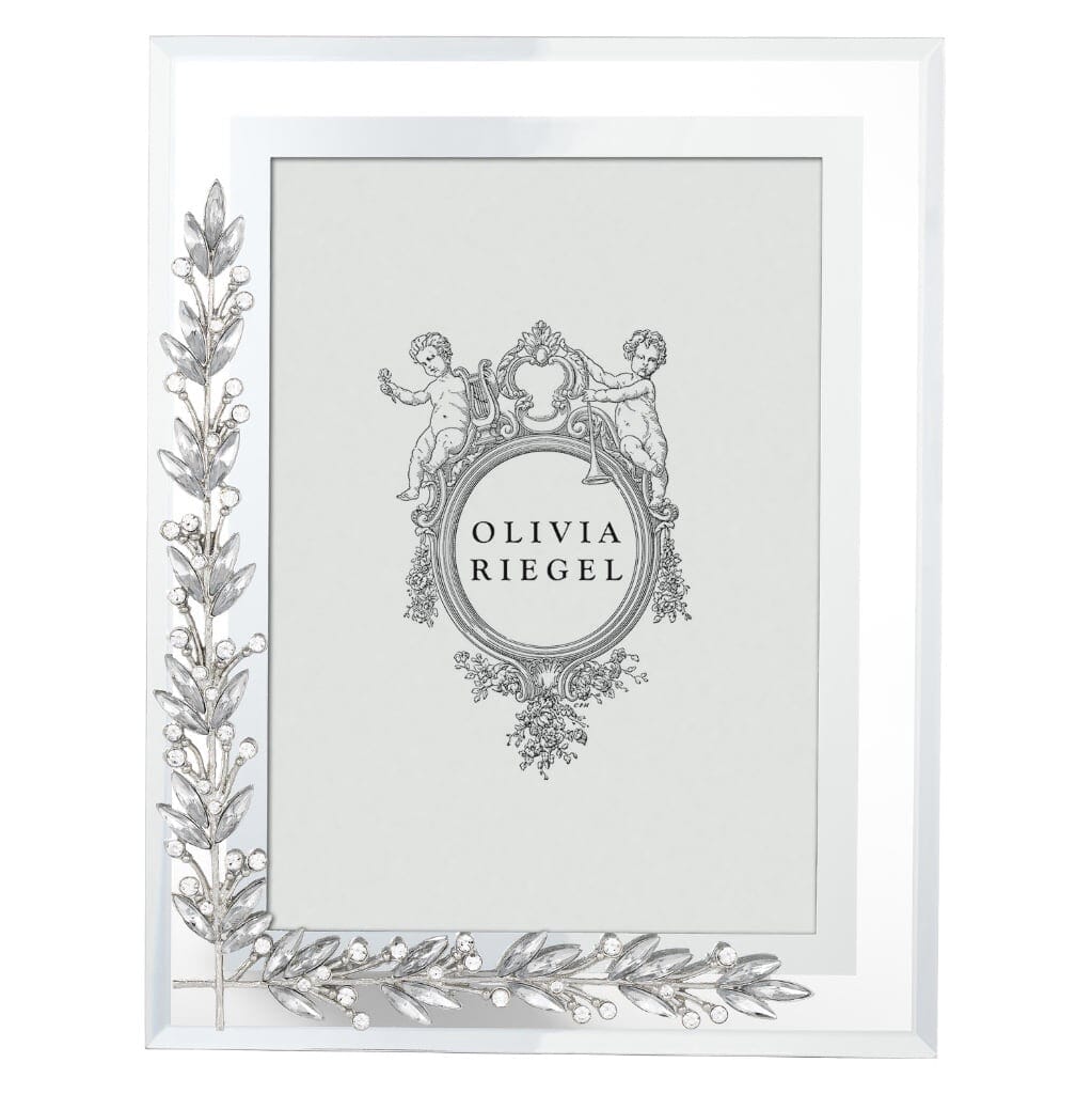 Olivia Riegel Silver Laurel 5" x 7" Frame Picture Frames Olivia Riegel 