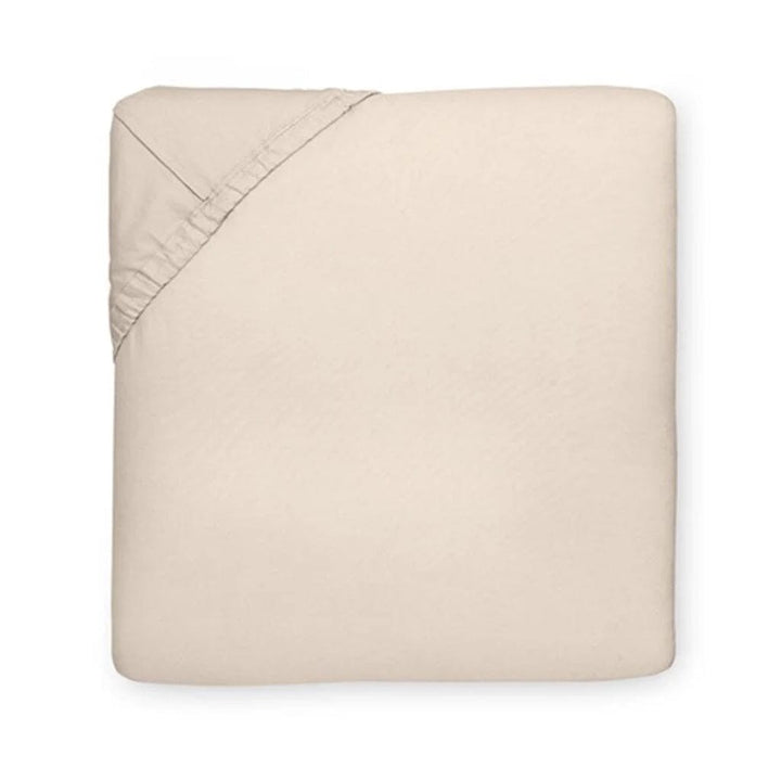 Sferra Celeste Queen Bottom Fitted 60" x 80" x 17" Bedding Sferra MUSHROOM 