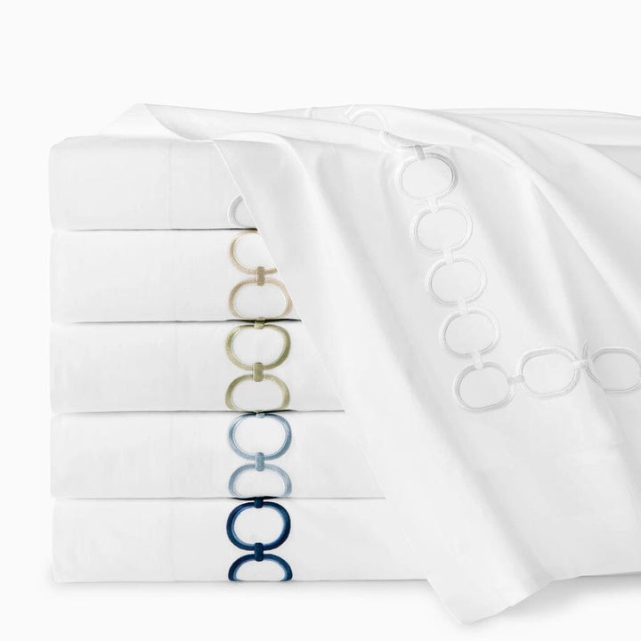 Sferra Catena King Flat Sheet 114" x 114" Bedding Sferra 