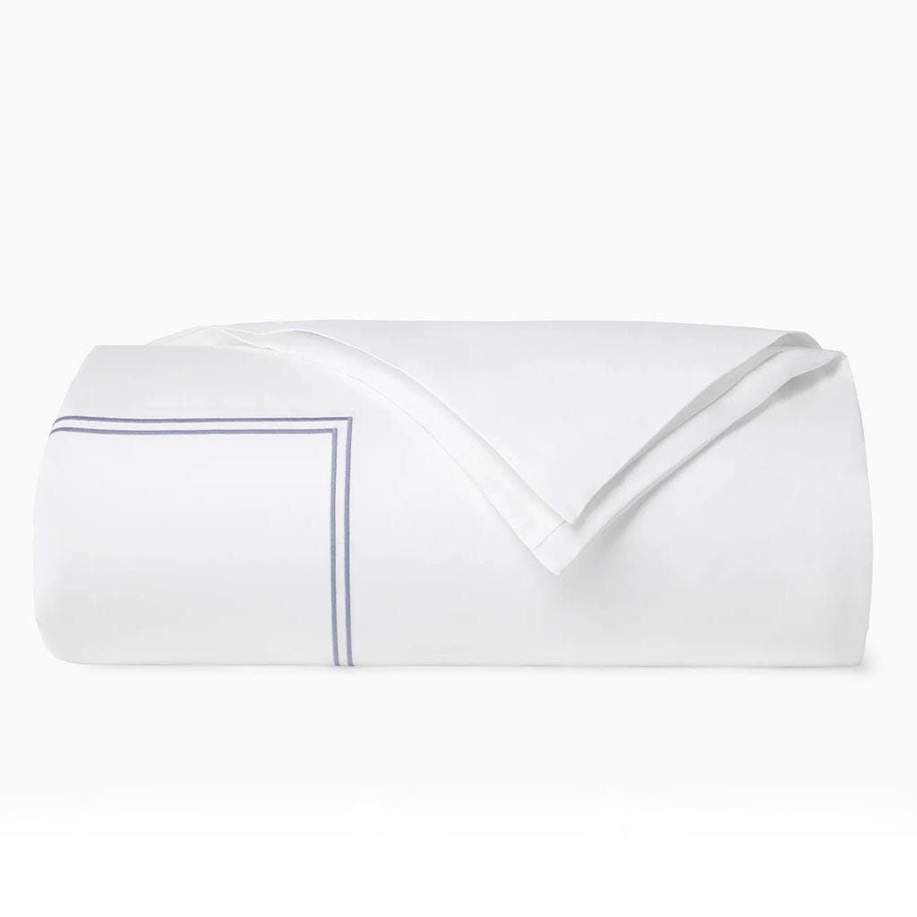 Sferra Grande Hotel King Duvet Cover 106" x 92" Bedding Sferra W/CORNFLOWER 