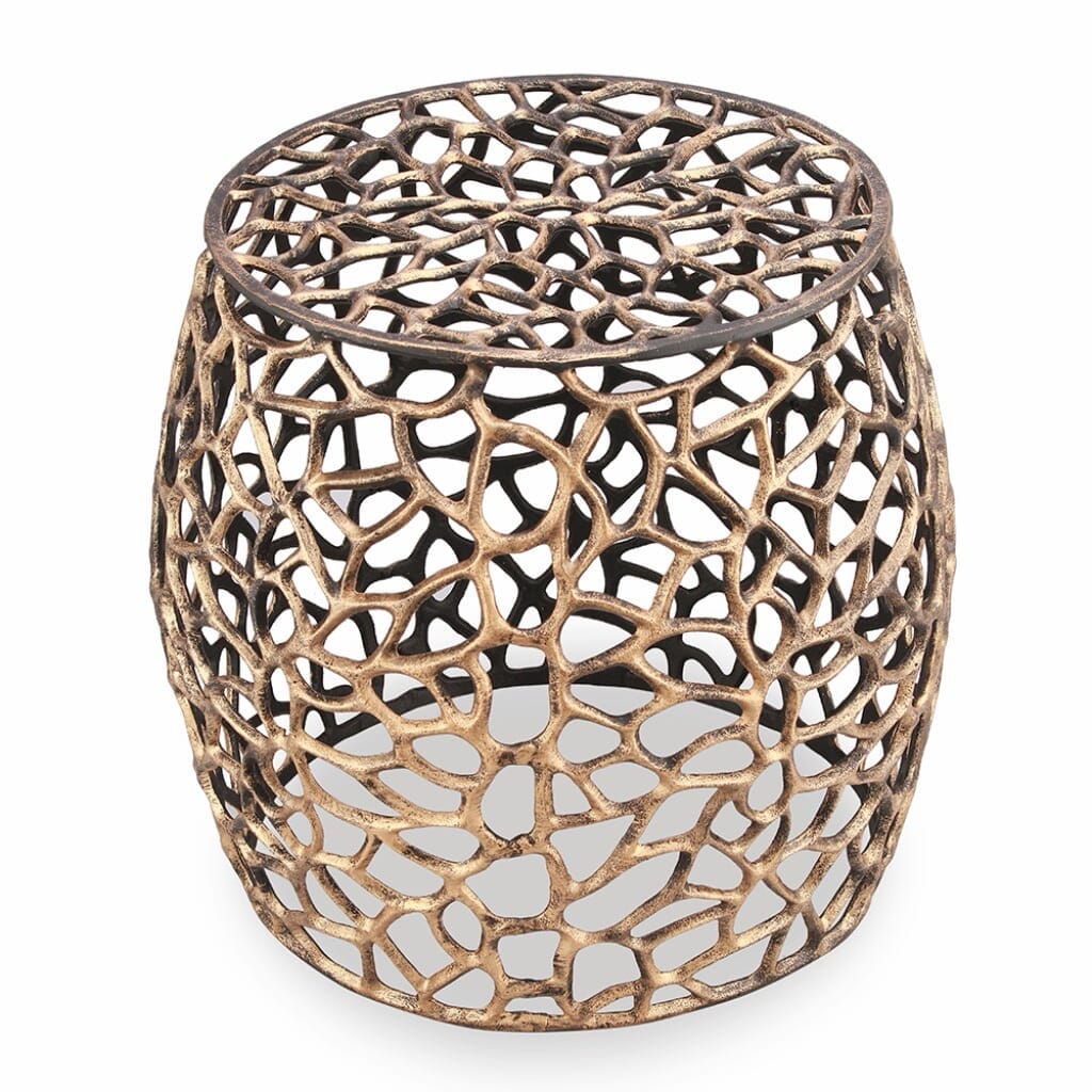 SPI Garden Branch & Lattice Pattern Garden Stool Stool SPI 