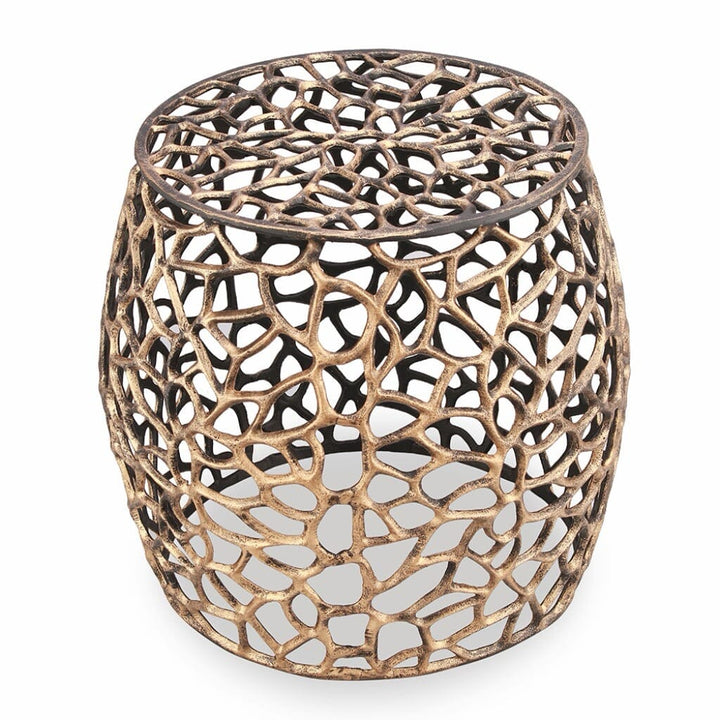 SPI Garden Branch & Lattice Pattern Garden Stool Stool SPI 