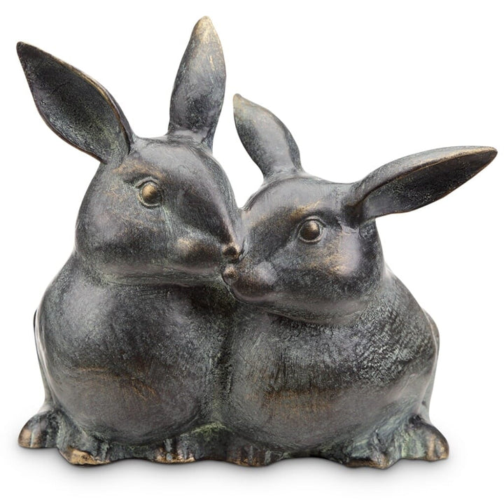 SPI Garden Snuggling Bunnies Key Box Sculptures SPI 