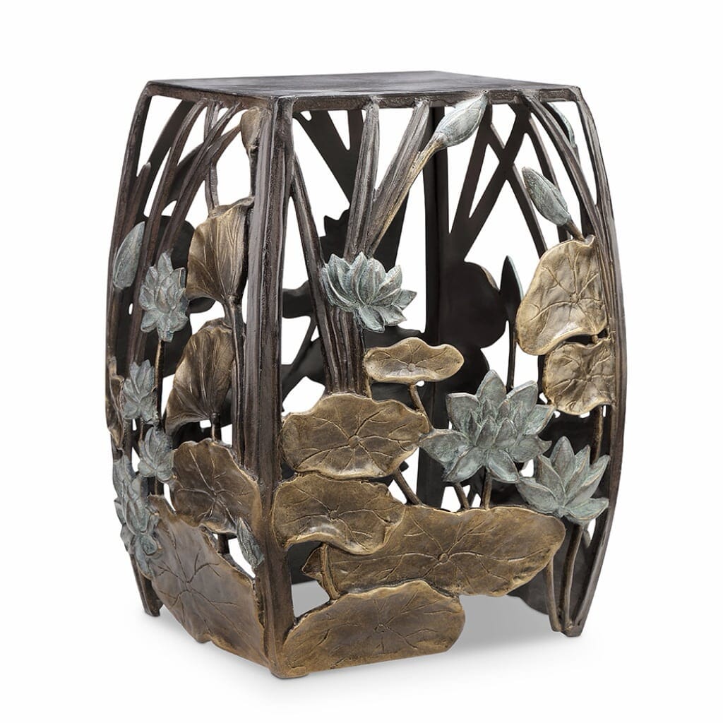 SPI Garden Water Lilies Garden Stool & Table Stool SPI 