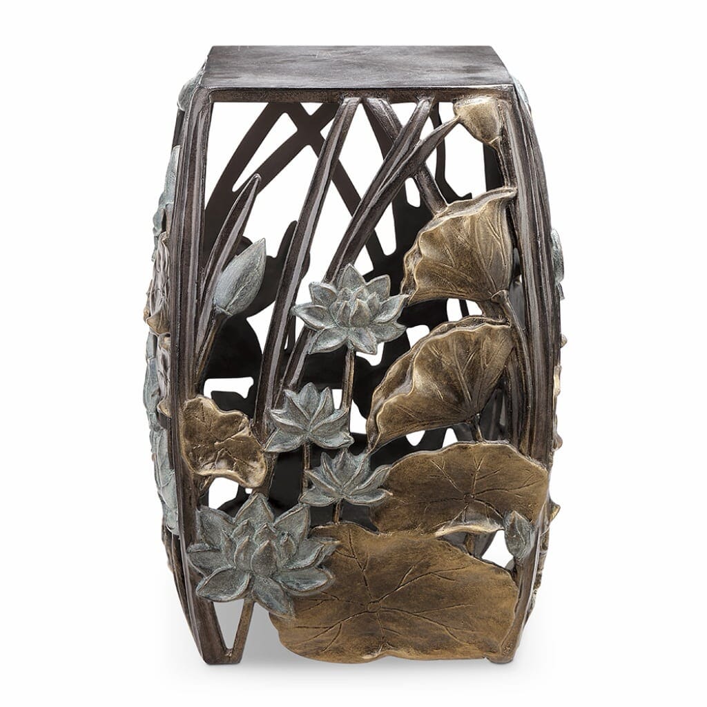 SPI Garden Water Lilies Garden Stool & Table Stool SPI 