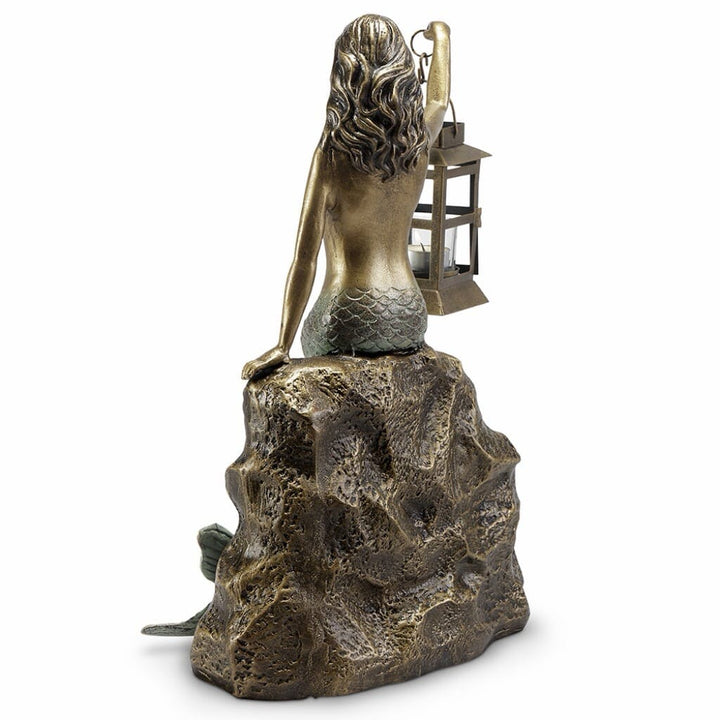 SPI Garden Beachside Mermaid Lantern Sculptures SPI 