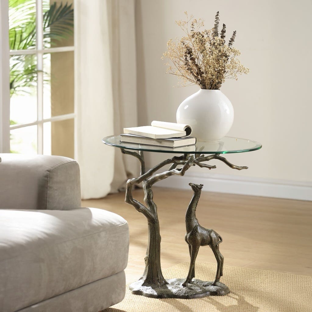 SPI Home Savannah Giraffe End Table Tables SPI 