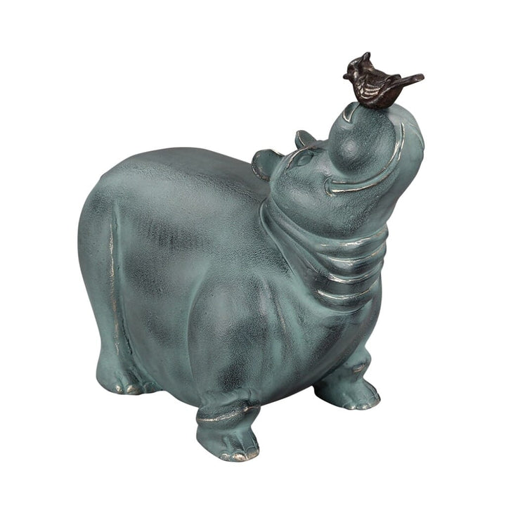 SPI Garden Hippo & Friend Sculpture Bird Feeders SPI 