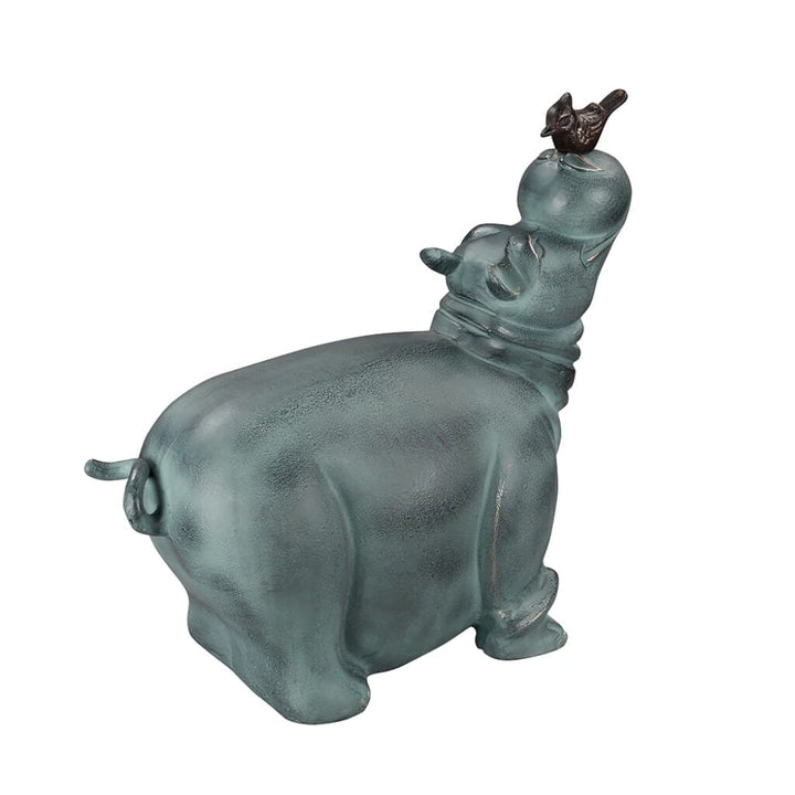SPI Garden Hippo & Friend Sculpture Bird Feeders SPI 
