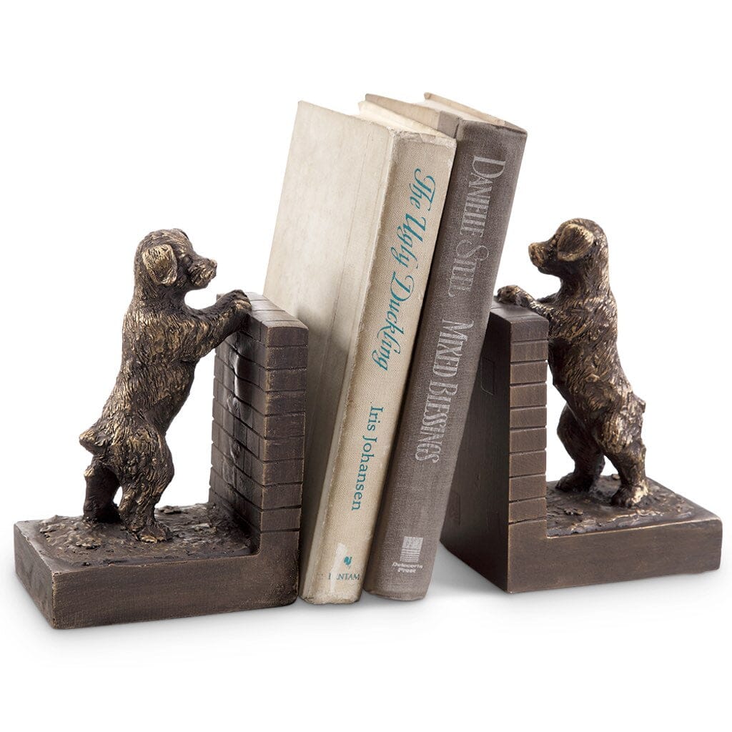 SPI Home Perky Peeking Puppy Bookends Sculptures SPI 