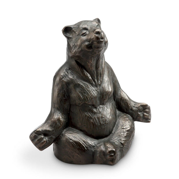 SPI Garden Contented Yoga Bear Sculpture Sculptures SPI 