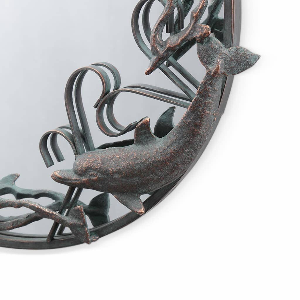 SPI Home Dolphin Trio Round Wall Mirror Mirrors SPI 