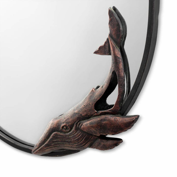 SPI Home Whale Oval Wall Mirror Mirrors SPI 