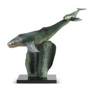 SPI Gallery Diving Lesson Humpback Whale Sculpture Sculptures SPI 