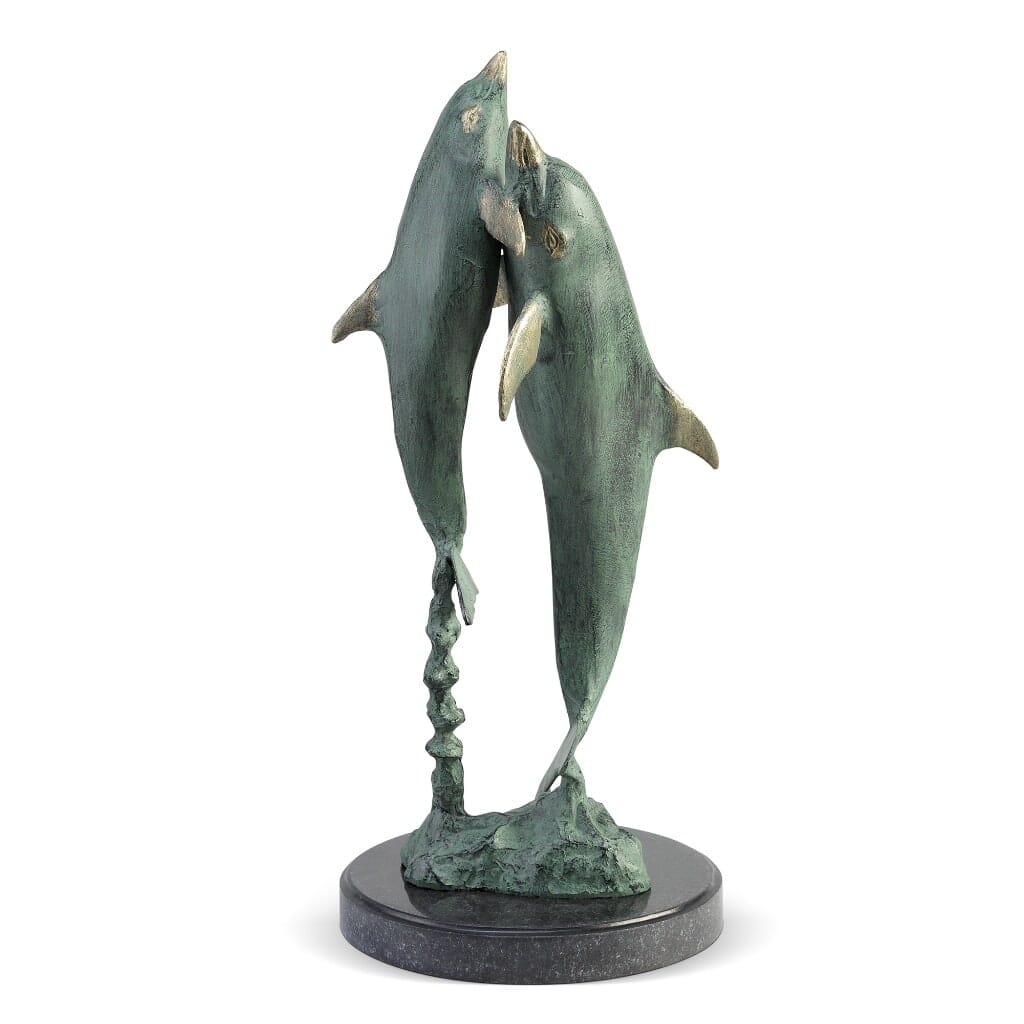 SPI Gallery Flirty Dolphin Duo Sculpture Sculptures SPI 