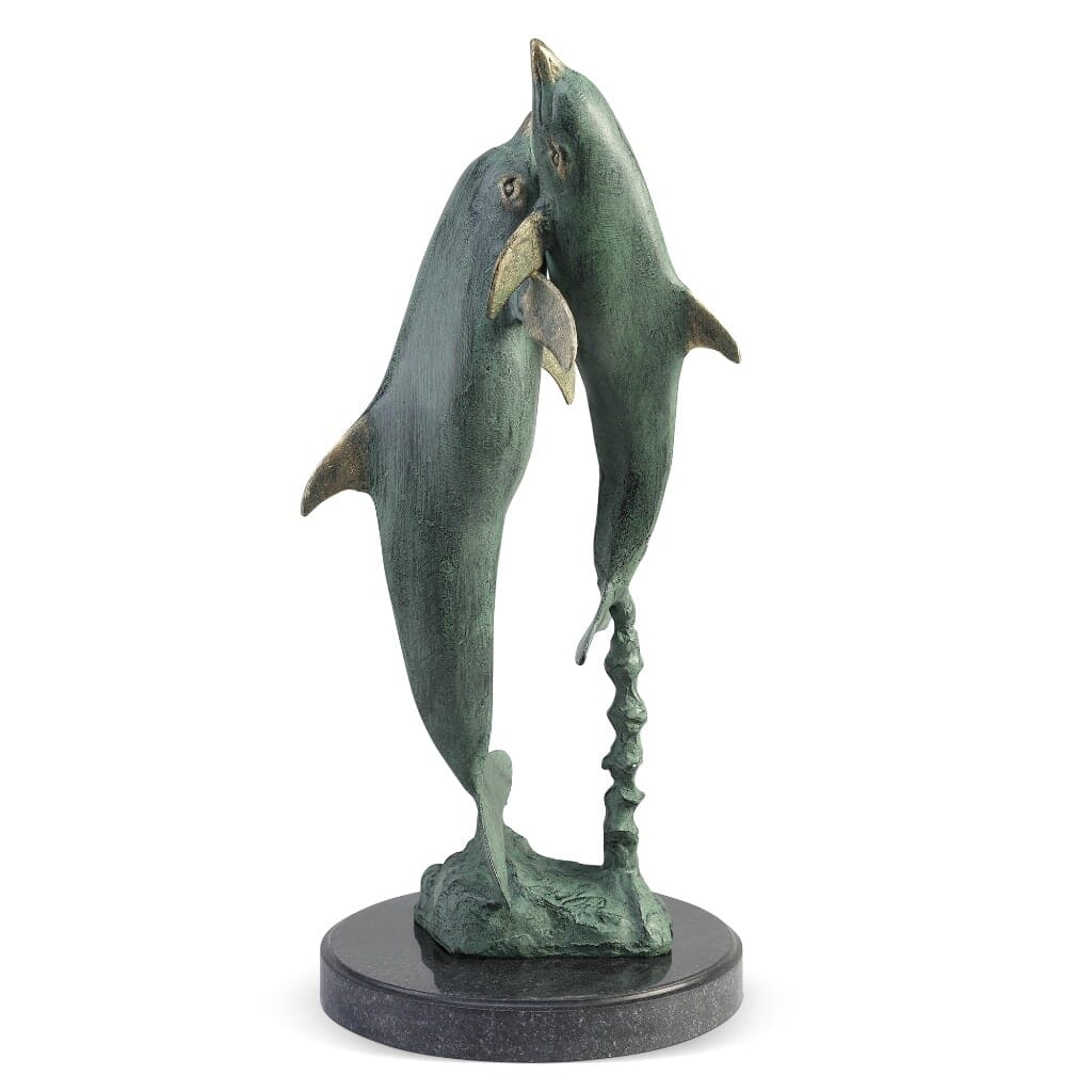 SPI Gallery Flirty Dolphin Duo Sculpture Sculptures SPI 