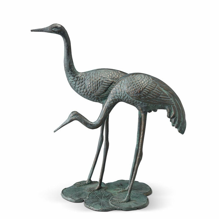 SPI Garden Coastside Crane Pair Sculpture Sculptures SPI 