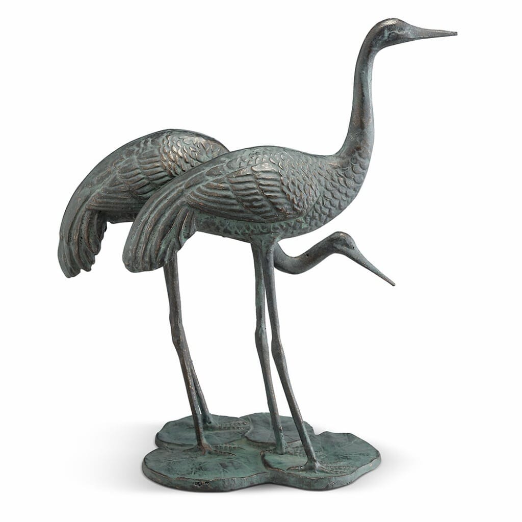 SPI Garden Coastside Crane Pair Sculpture Sculptures SPI 
